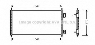 AVA QUALITY COOLING fd5303 -  Конденсатор, кондиционер